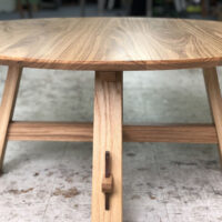 American Oak Side Table
