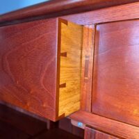 Dovetails in close up