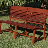 Out There Garden Bench Ironbark